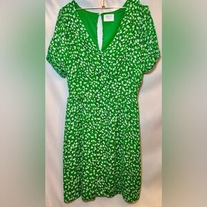 Sienna Sky Green Floral Dress